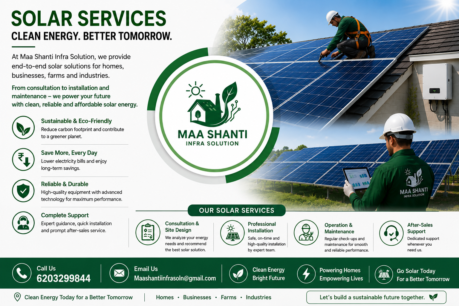 Solar Services Infographic